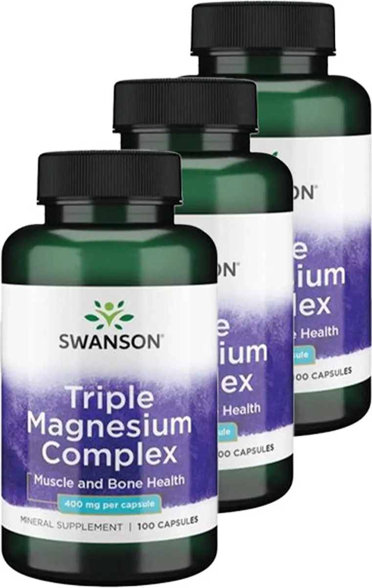 Swanson Triple Magnesium Complex 400mg