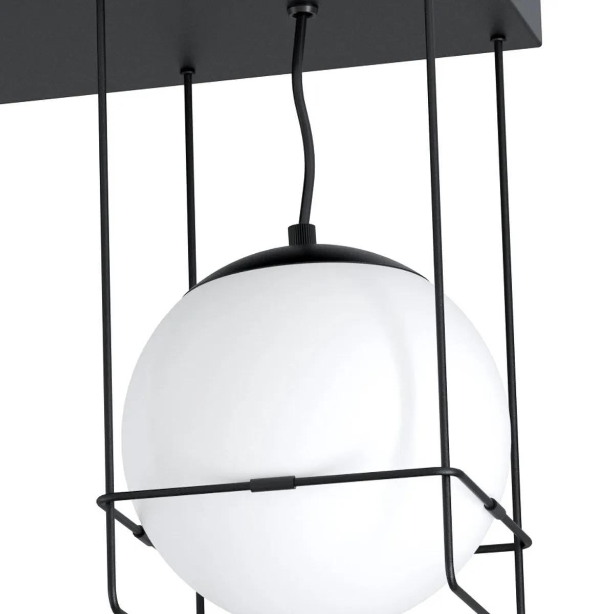 Eglo Versuola Plafondlamp E27 - 3 Lichtpunten - Zwart/Wit