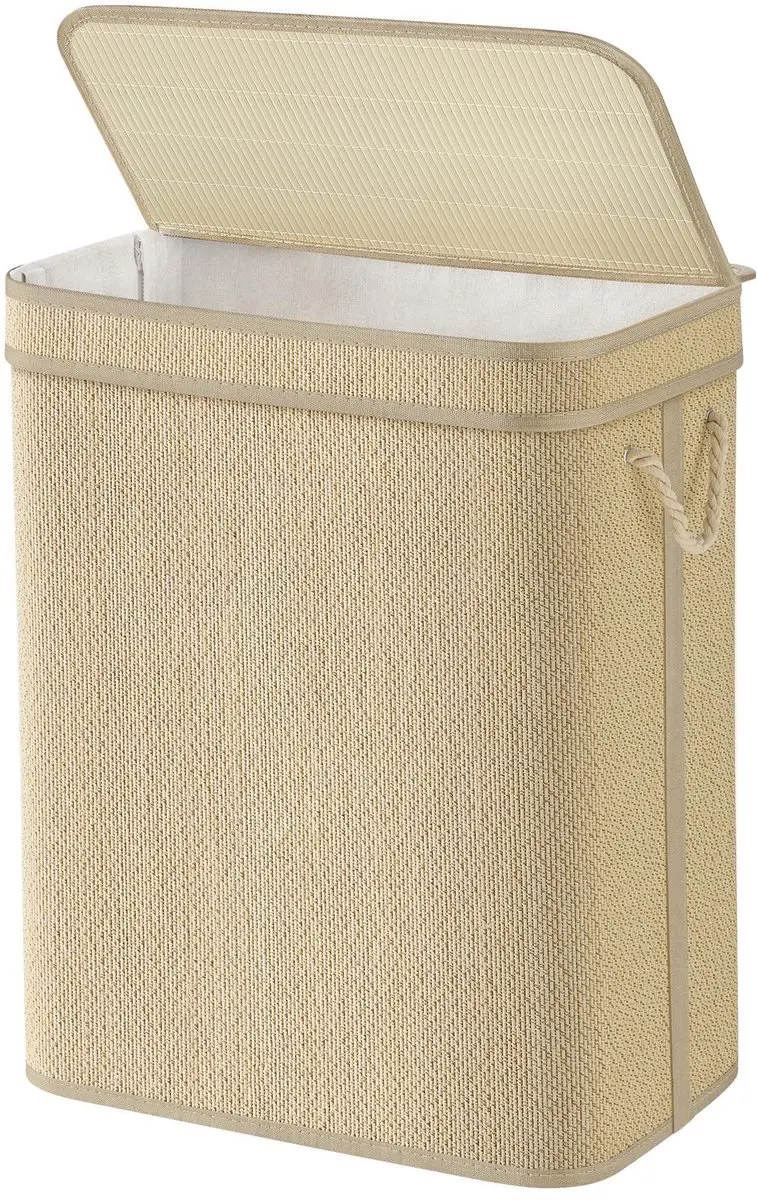 Songmics Bamboe Wasmand 90L