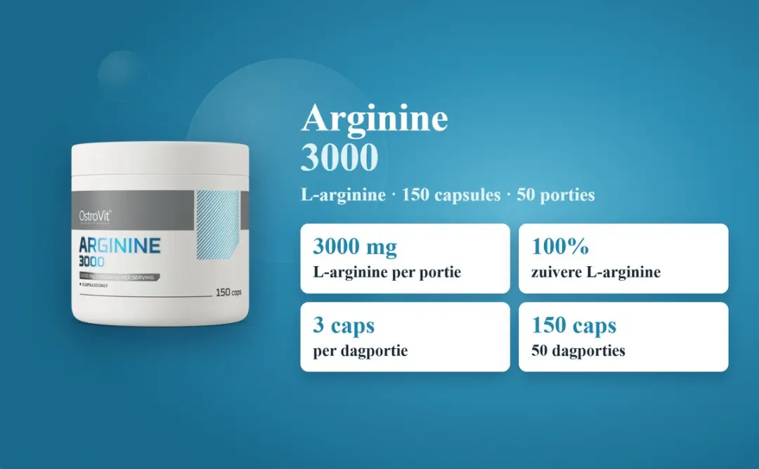 OstroVit Arginine 3000mg 150 Capsules