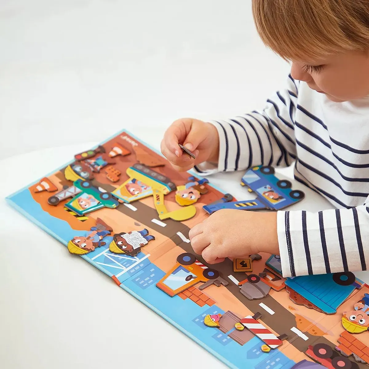 Janod Magneti Stories De Bouwplaats Magneetset 30 Magneten