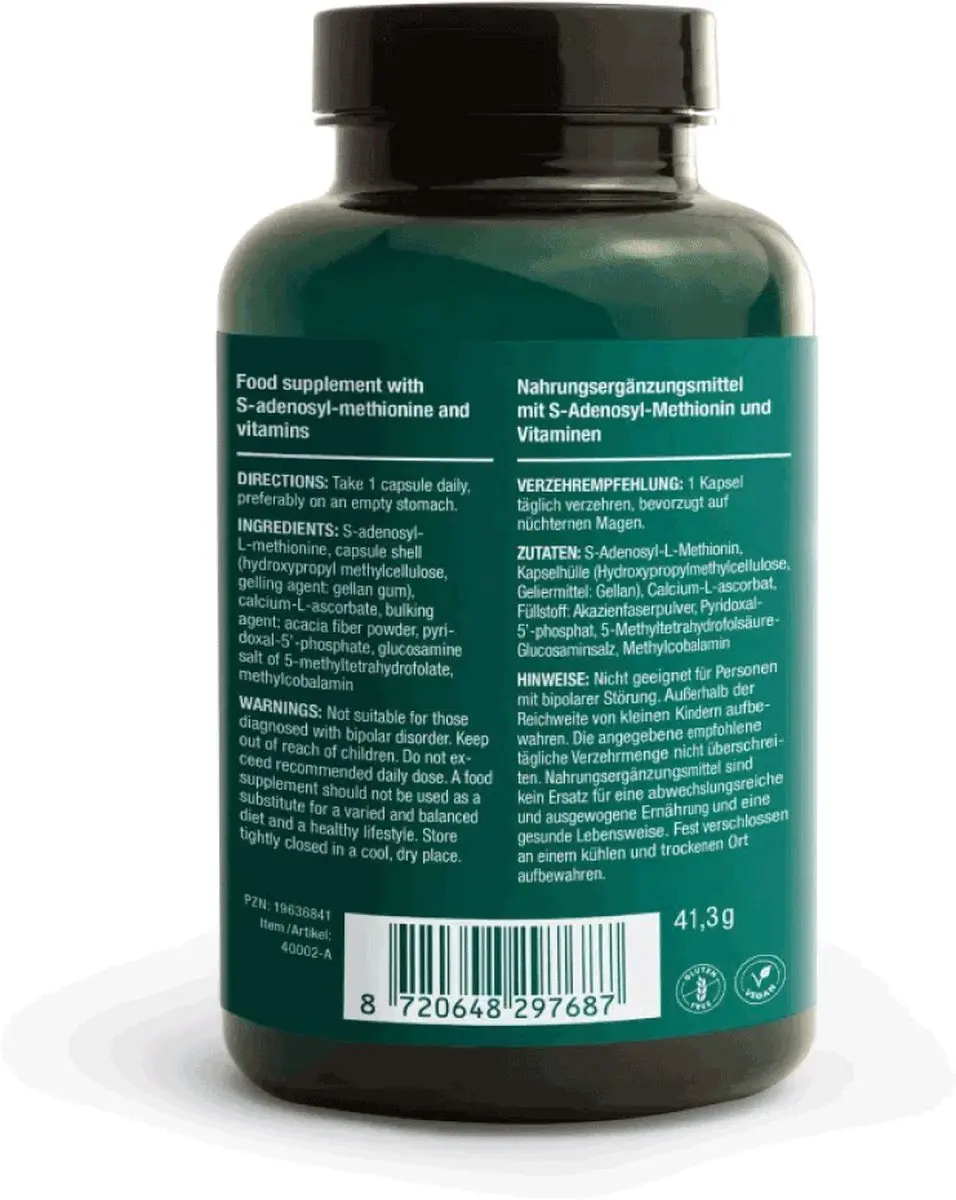 Vitalized SAMe+ 200mg - 60 Capsules - Adonat
