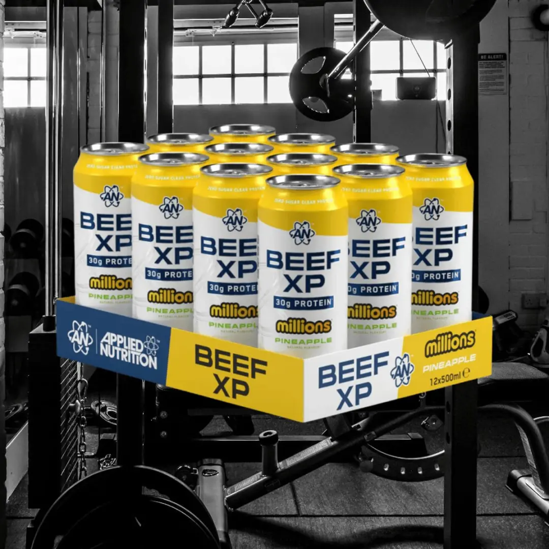 Applied Nutrition Beef XP Clear Protein RTD 12x500ml - Ananas