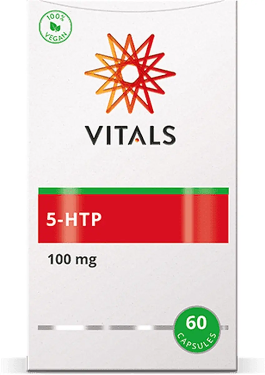 Vitals 5-HTP 100mg - 60 Capsules