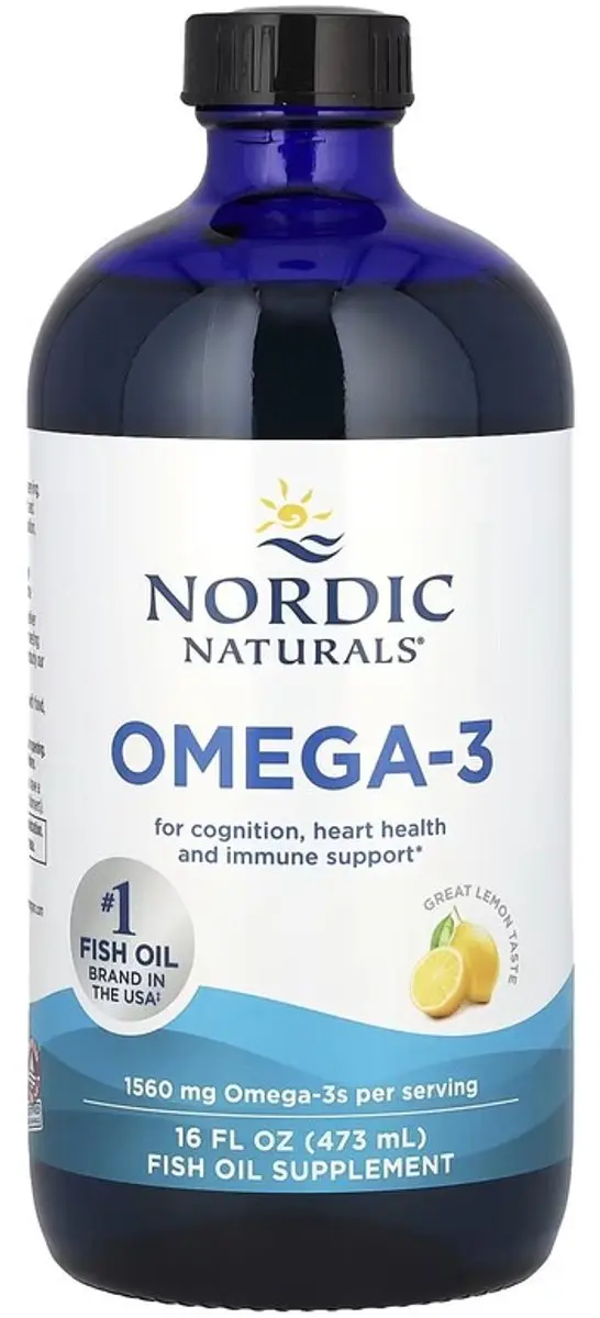 Nordic Naturals Omega-3 Citroensmaak 473ml