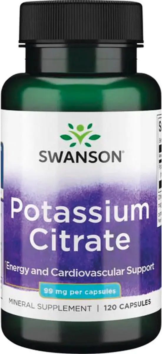 Swanson Kalium Citraat 99mg