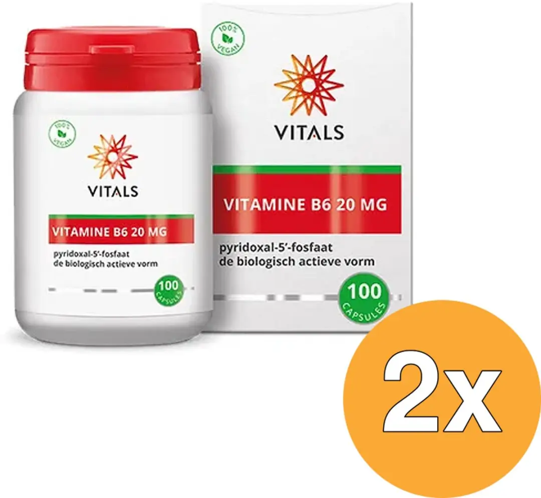 Vitals Vitamine B6 20mg 100 Capsules