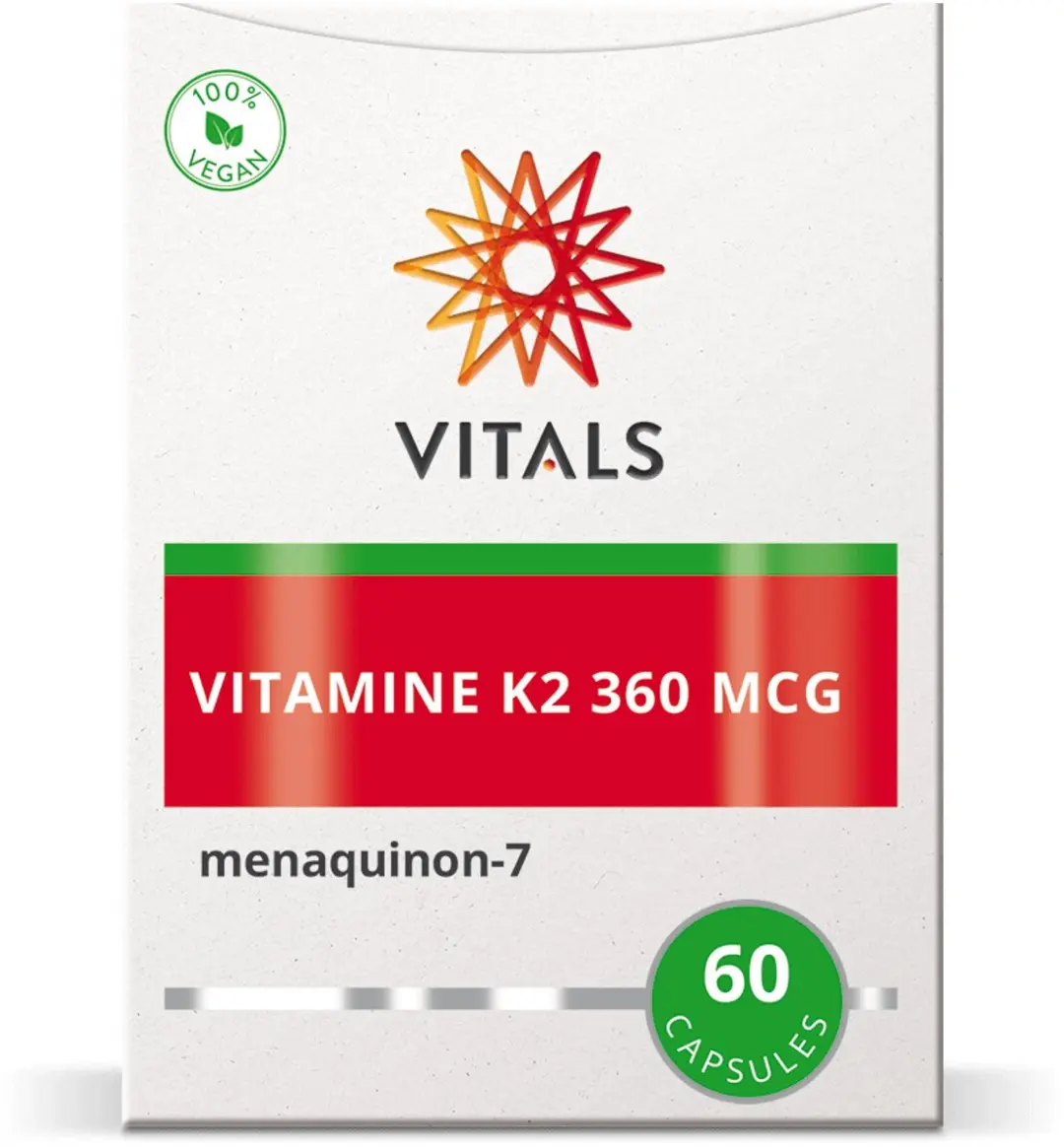 Vitals Vitamine K2 360 mcg MK-7 - 60 Capsules