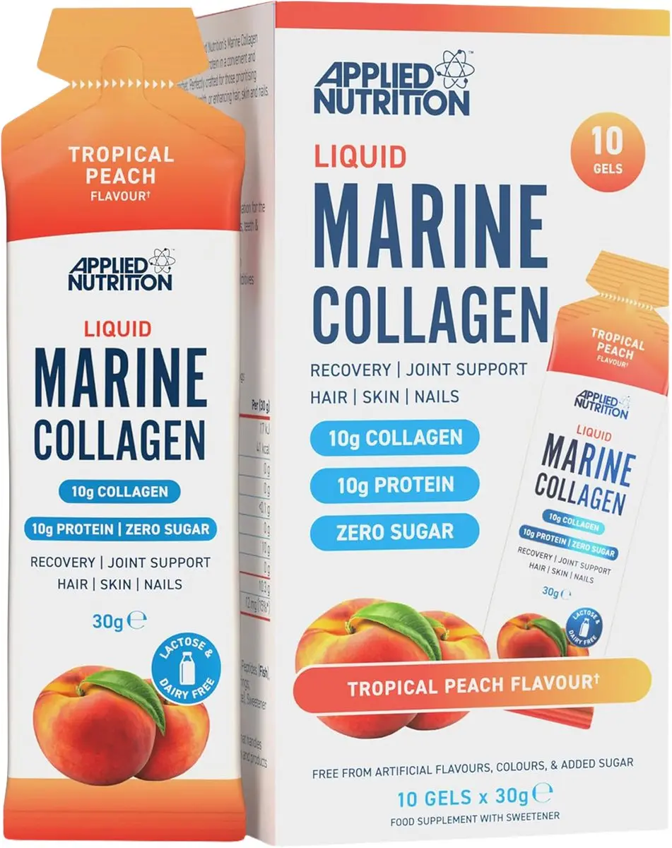 Applied Nutrition Liquid Marine Collagen Peach