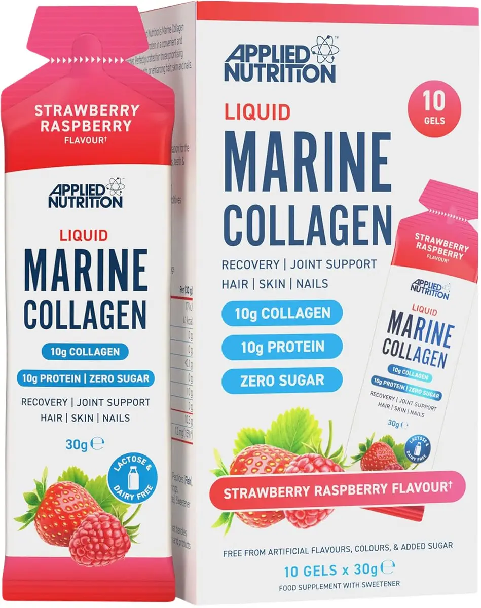 Applied Nutrition Liquid Marine Collagen Peach - 10x30g