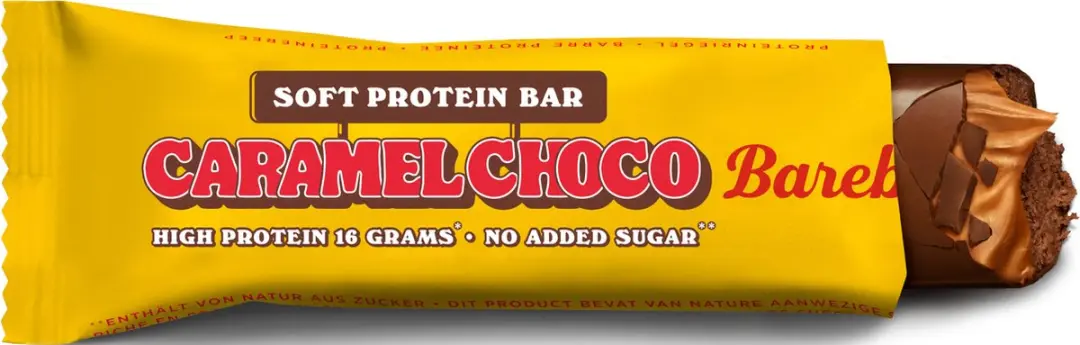 Barebells Soft Bars Eiwitreep - 12 Stuks (660g) Caramel Choco