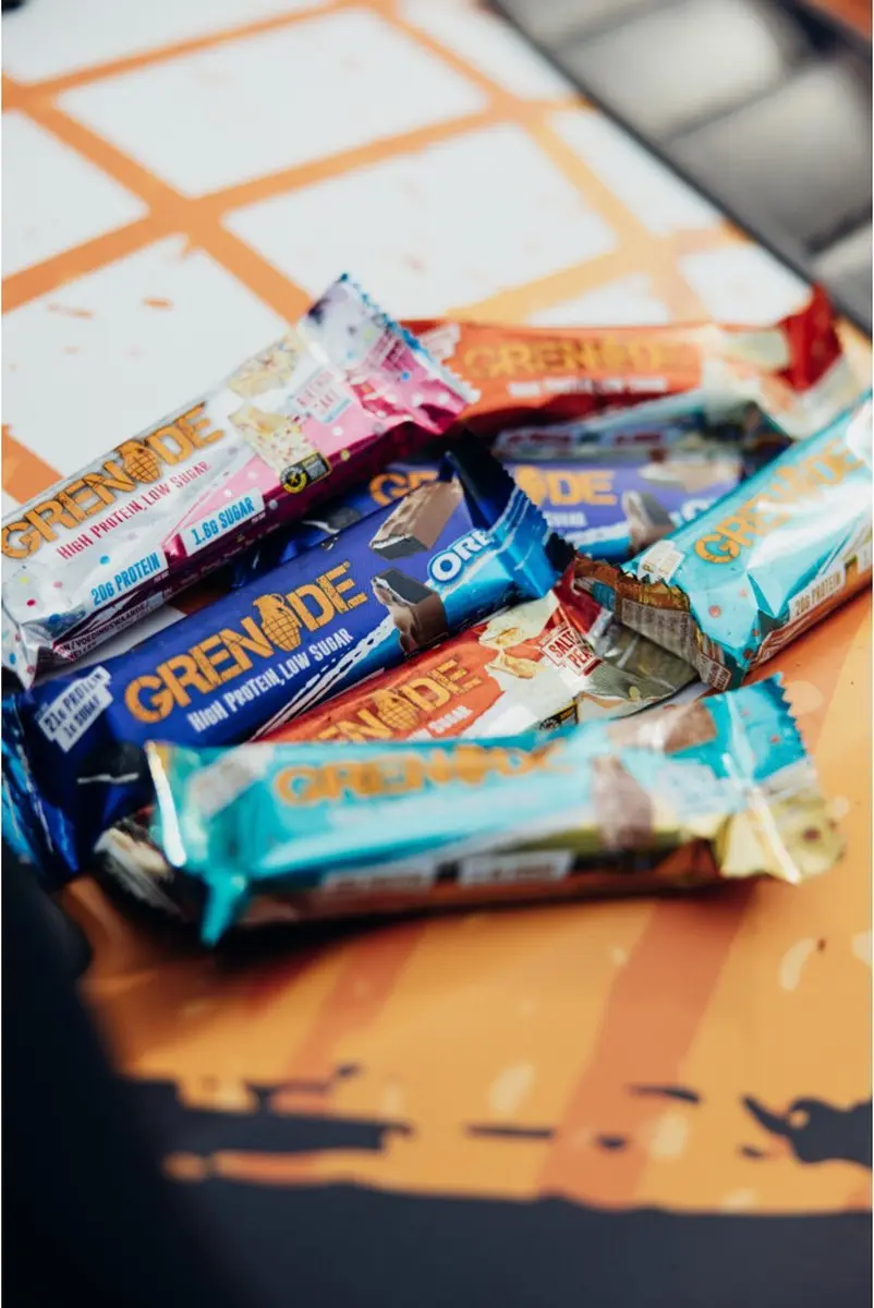 Grenade Eiwitreep Dark Choc Raspberry - 20g Eiwit - 12x60g