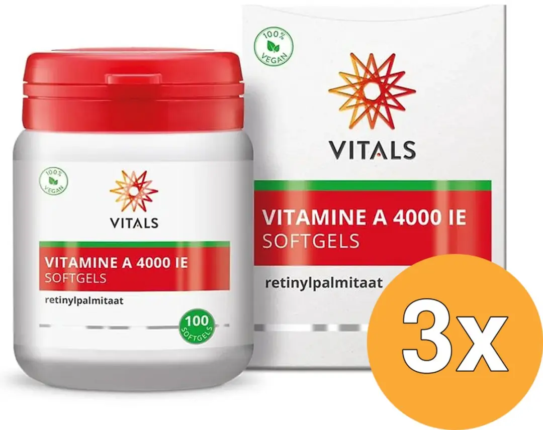 Vitals Vitamine A 4000 IE Softgels