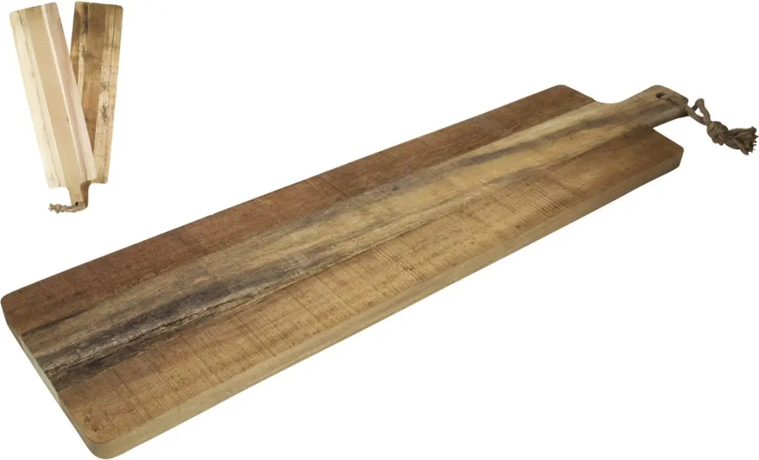 Gusta Serveerplank Borrelplank 79x19cm - Bruin