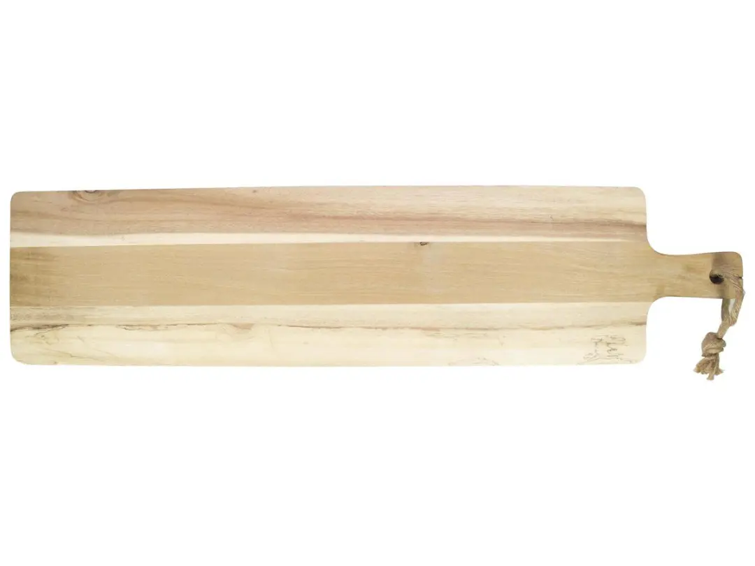 Gusta Serveerplank Borrelplank 79x19cm - Bruin