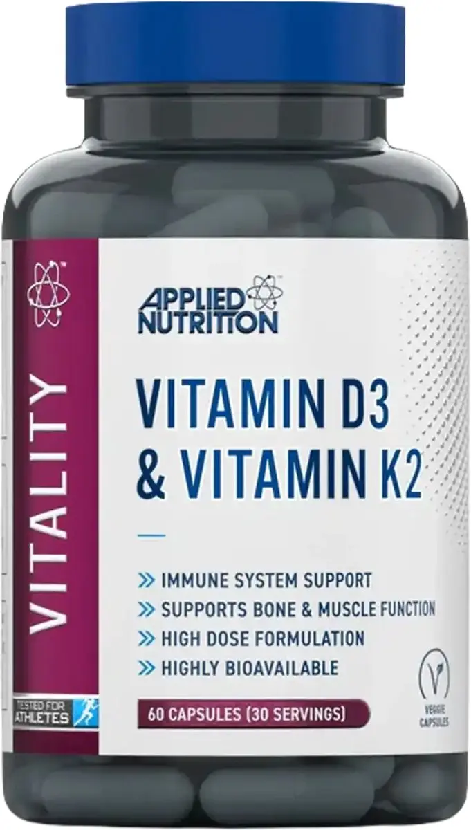 Applied Nutrition Vitamin D3 & K2 60 Caps