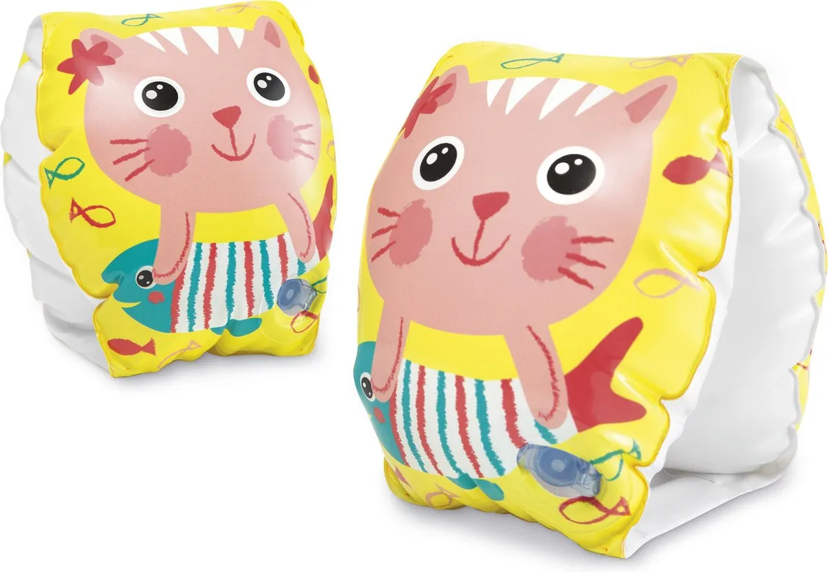 Intex Happy Cats Zwembandjes 6-36 maanden