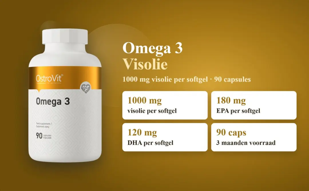 OstroVit Omega 3 Softgels - 90 Stuks