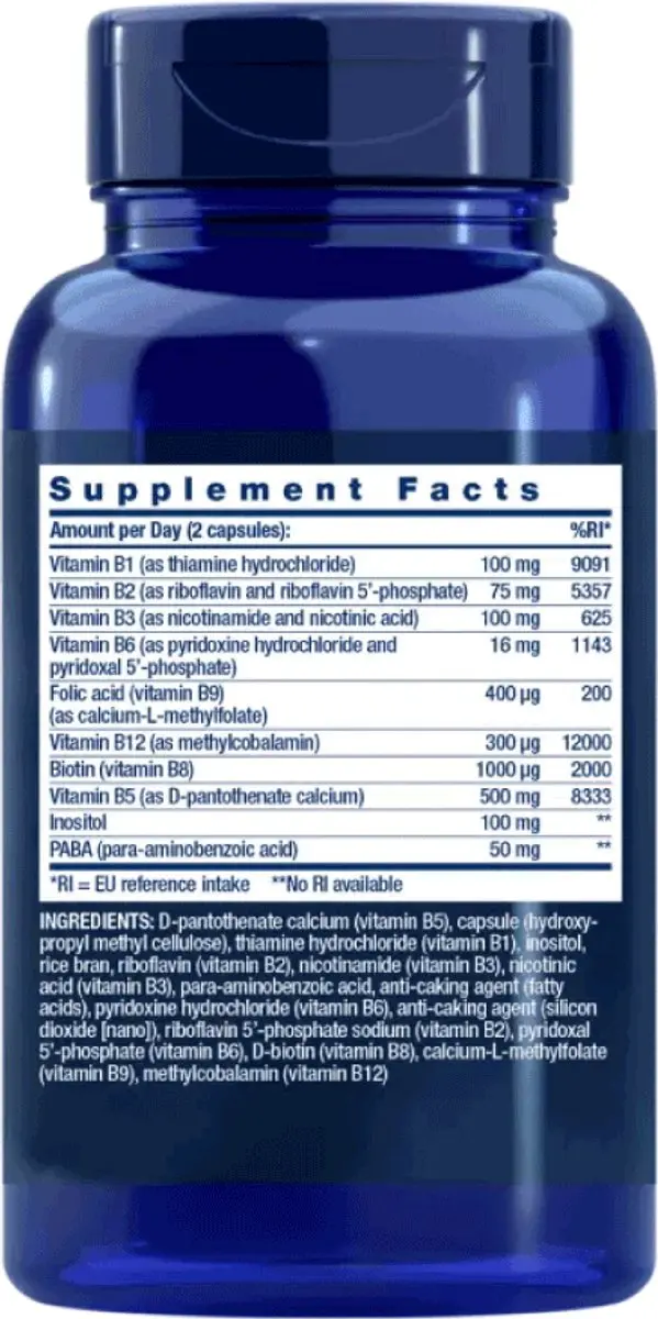 Life Extension Complete B-Complex 60 Capsules
