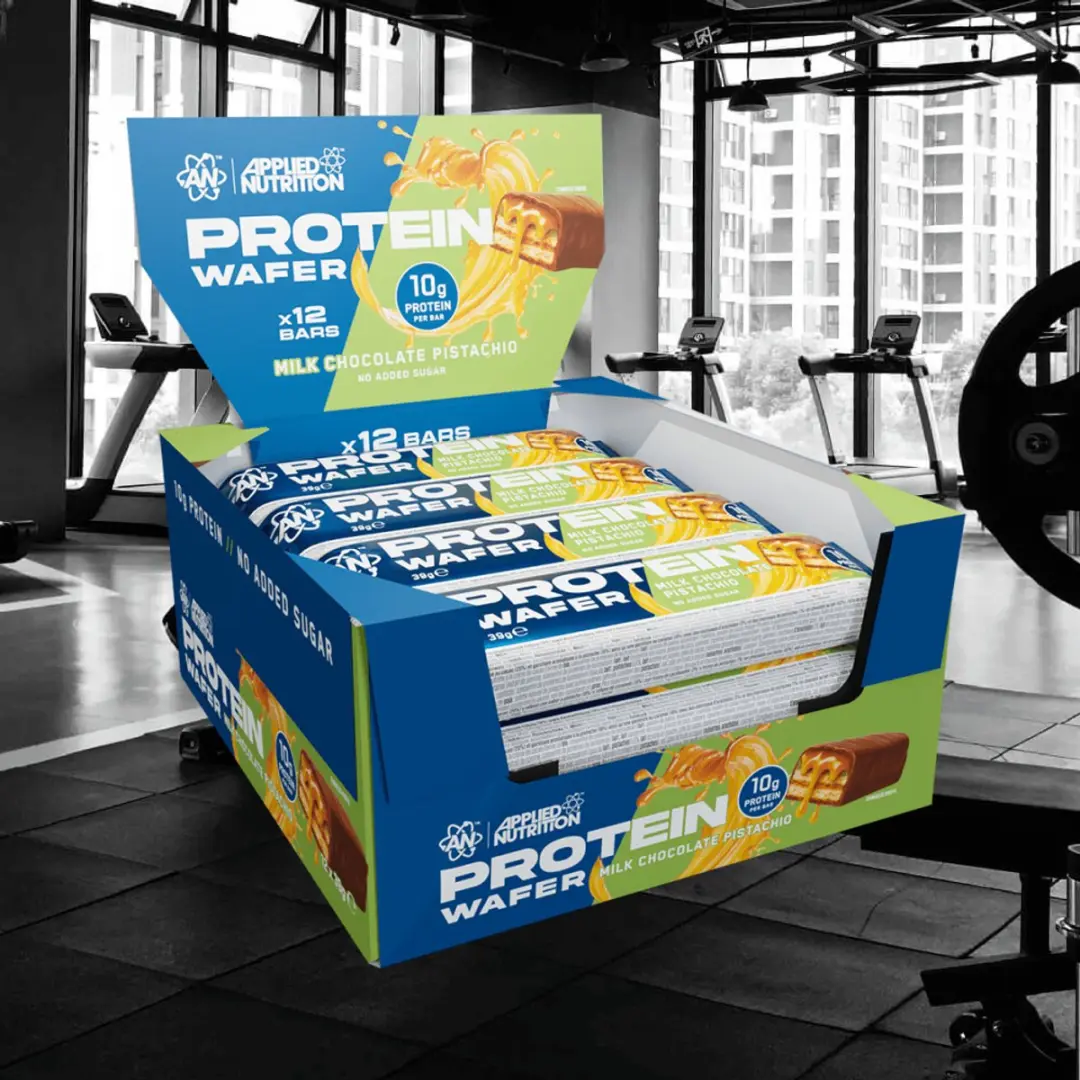 Applied Nutrition Protein Wafer 12x39g - 468g - Melk Chocolade Pistache