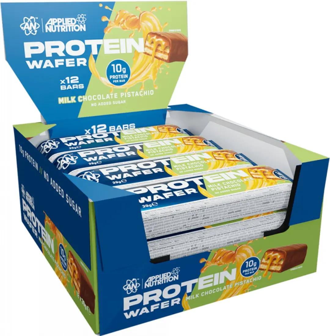 Applied Nutrition Protein Wafer 12x39g - 468g - Melk Chocolade Pistache