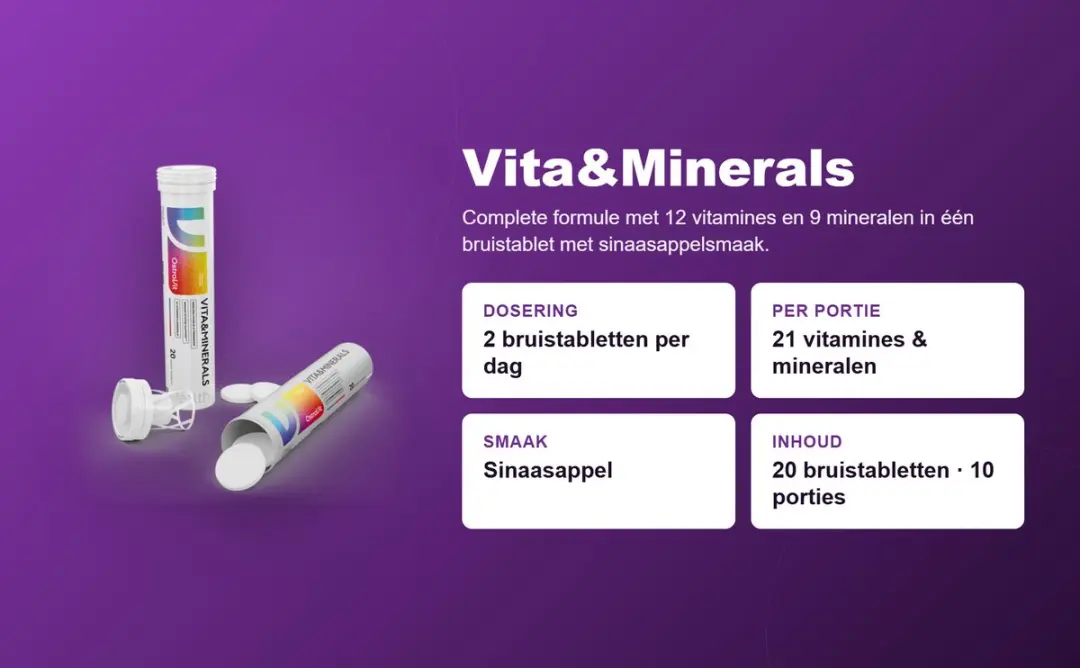 OstroVit Vitamins and Minerals Effervescente Tabletten - 20 Stuks