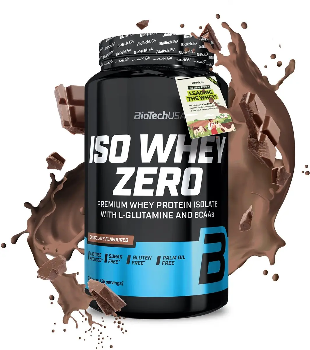 BioTechUSA Iso Whey Zero Chocolade 908g