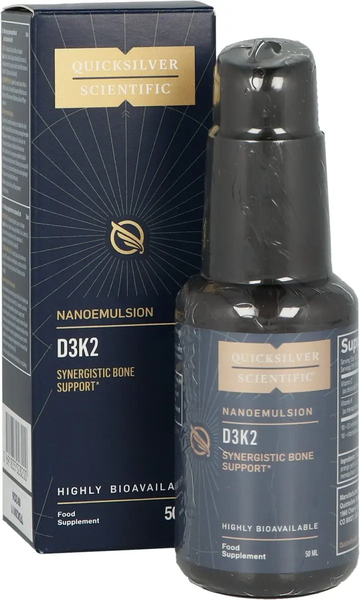Quicksilver Scientific D3K2 Nano-emulsie 50ml