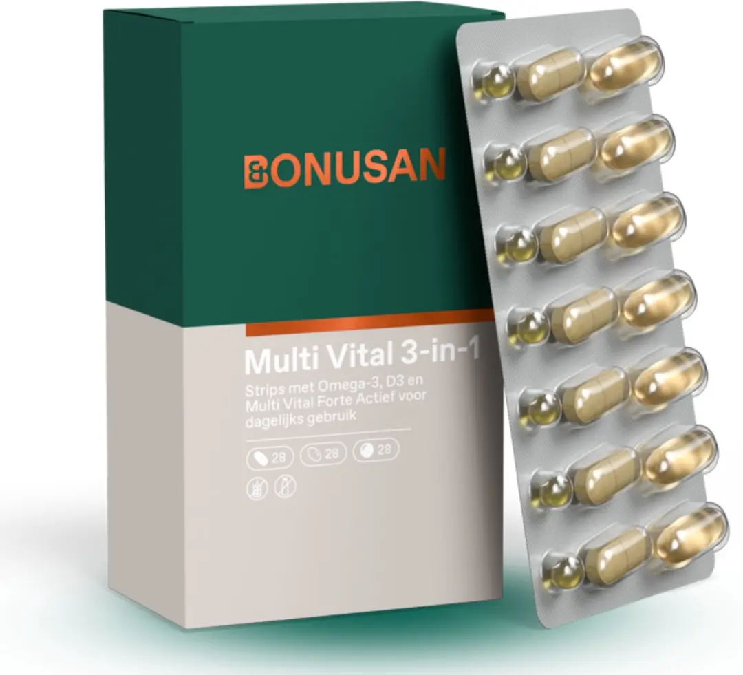 Bonusan Multi Vital 3-in-1 Compleet Maandpakket