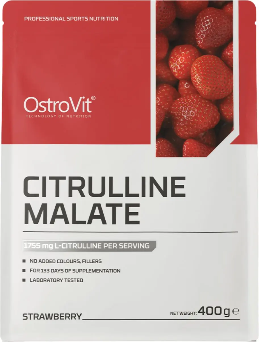 OstroVit Citrulline Malate 400g Aardbei - 133 Doses
