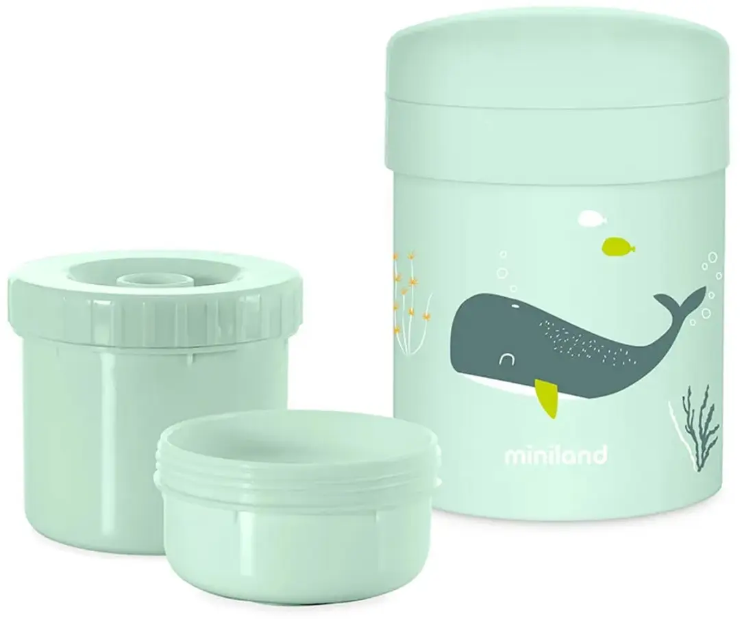 Miniland Thermetic Whaley Eetthermo - Groen