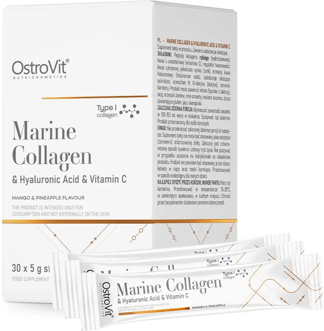 OstroVit Marine Collageen + Hyaluronzuur + Vitamine C 150g