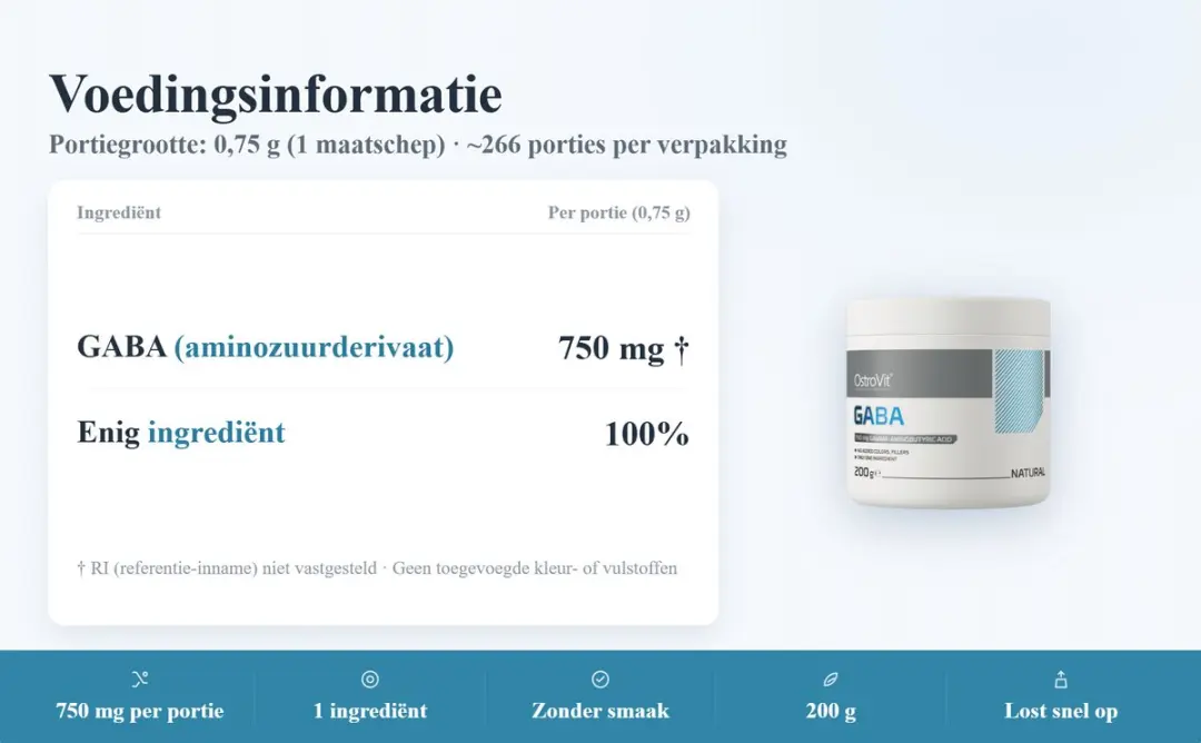OstroVit GABA Supplement 200g
