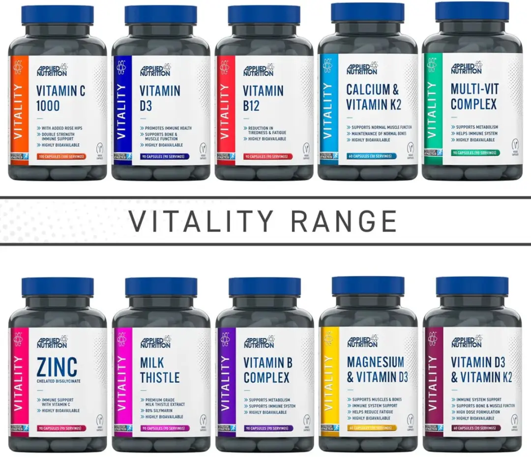 Applied Nutrition Calcium & Vitamine K2 60 Capsules