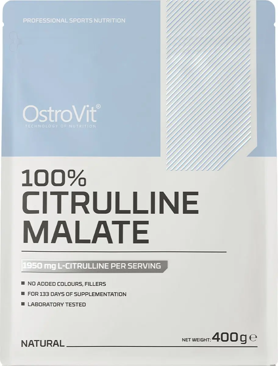 OstroVit Citrulline Malate 400g - 133 Porties - Pre Workout Poeder