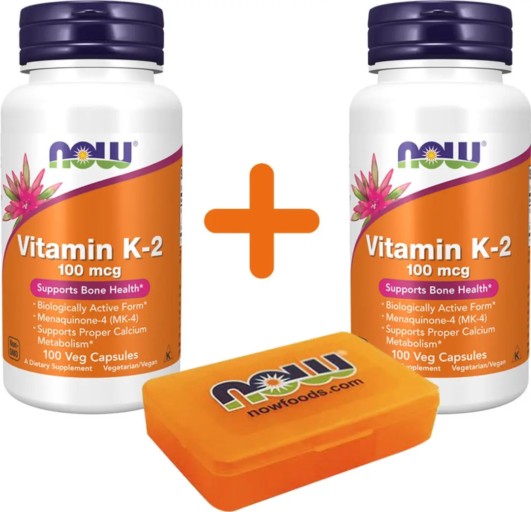 Now Foods Vitamine K-2 100mg 200 Capsules