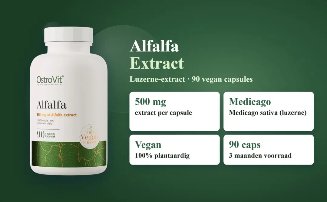 OstroVit Alfalfa VEGE Luzerne-extract 90 capsules