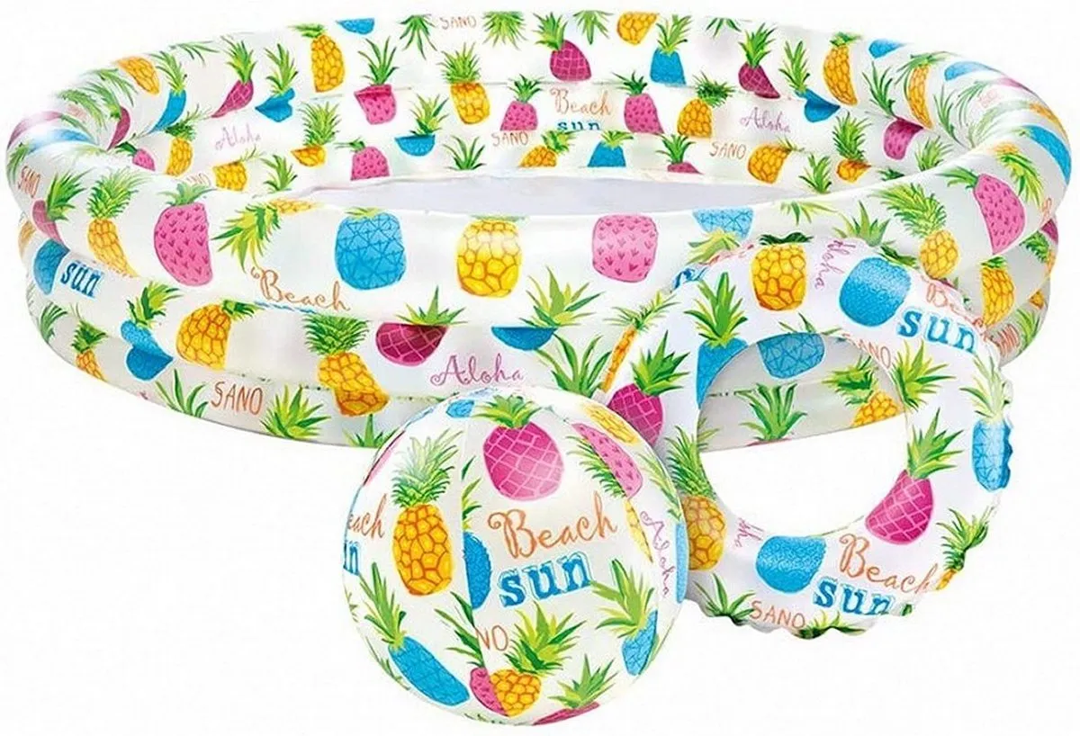 Intex 59469NP Ananas Opblaasbaar Zwembad