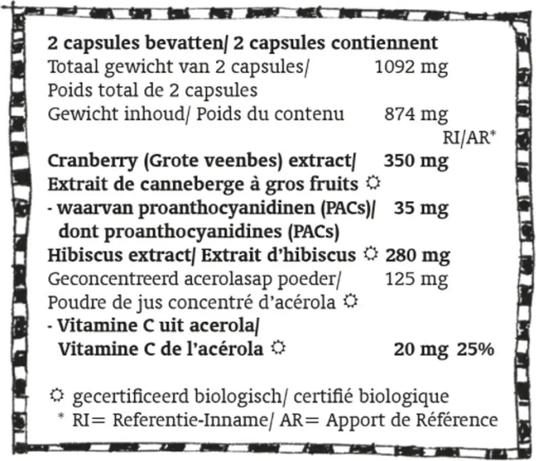 Royal Green Cranberry Complex - 60 Capsules