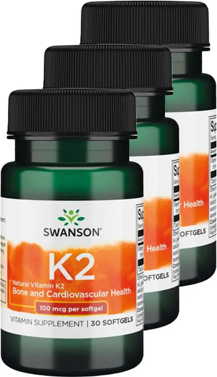 Swanson Vitamine K2 10mcg Softgels