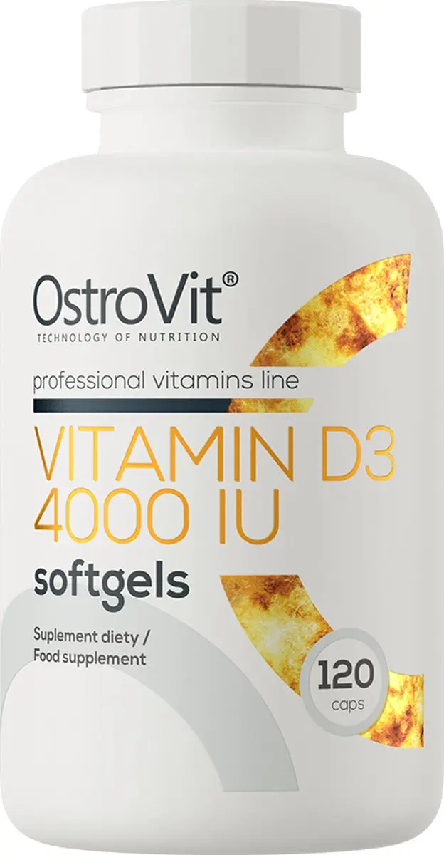 OstroVit Vitamin D3 4000 IU 120 Softgels