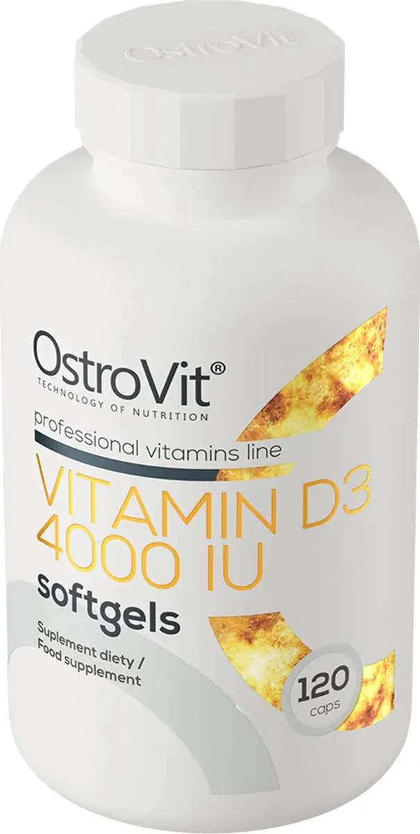 OstroVit Vitamin D3 4000 IU 120 Softgels