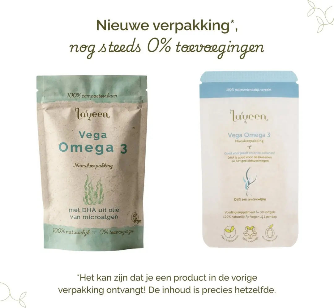 Laveen Vega Omega 3 Softgels 30 Stuks - Plantaardig