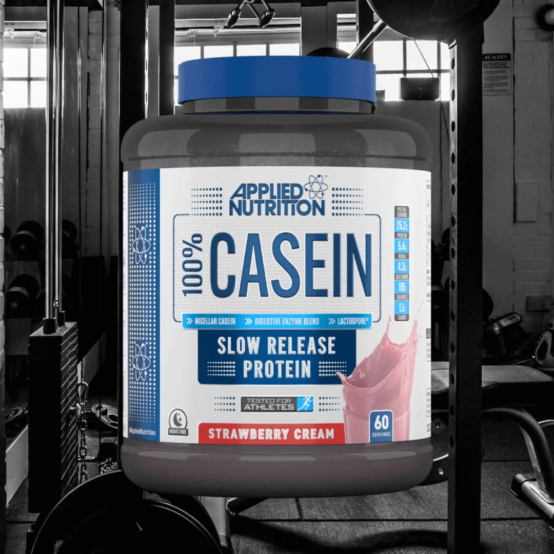 Applied Nutrition 100% Casein Proteinpoeder 1800g - Aardbei