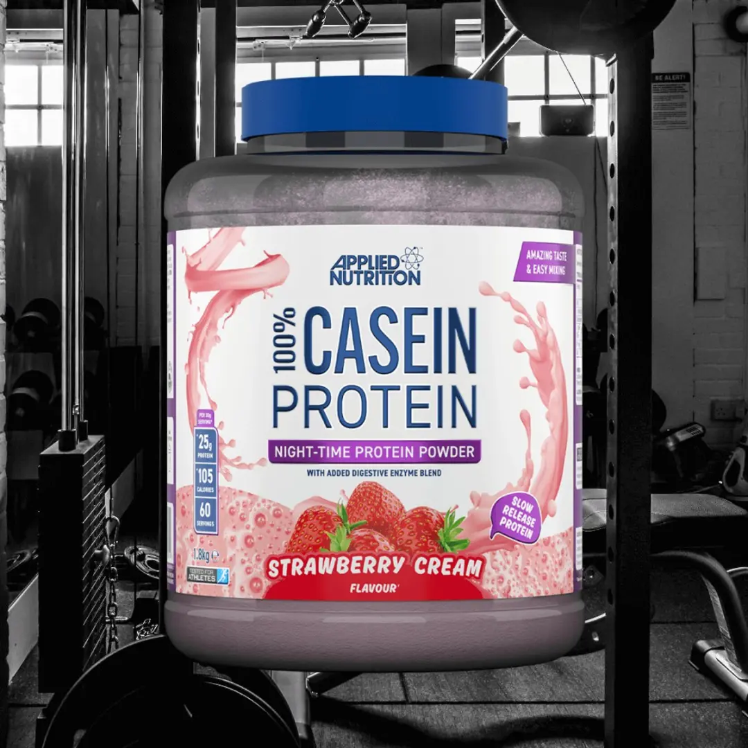 Applied Nutrition 100% Casein Proteinpoeder 1800g - Aardbei