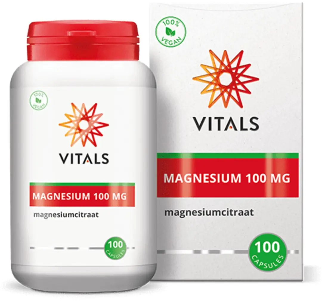 Vitals Magnesium 100mg - 200 Capsules