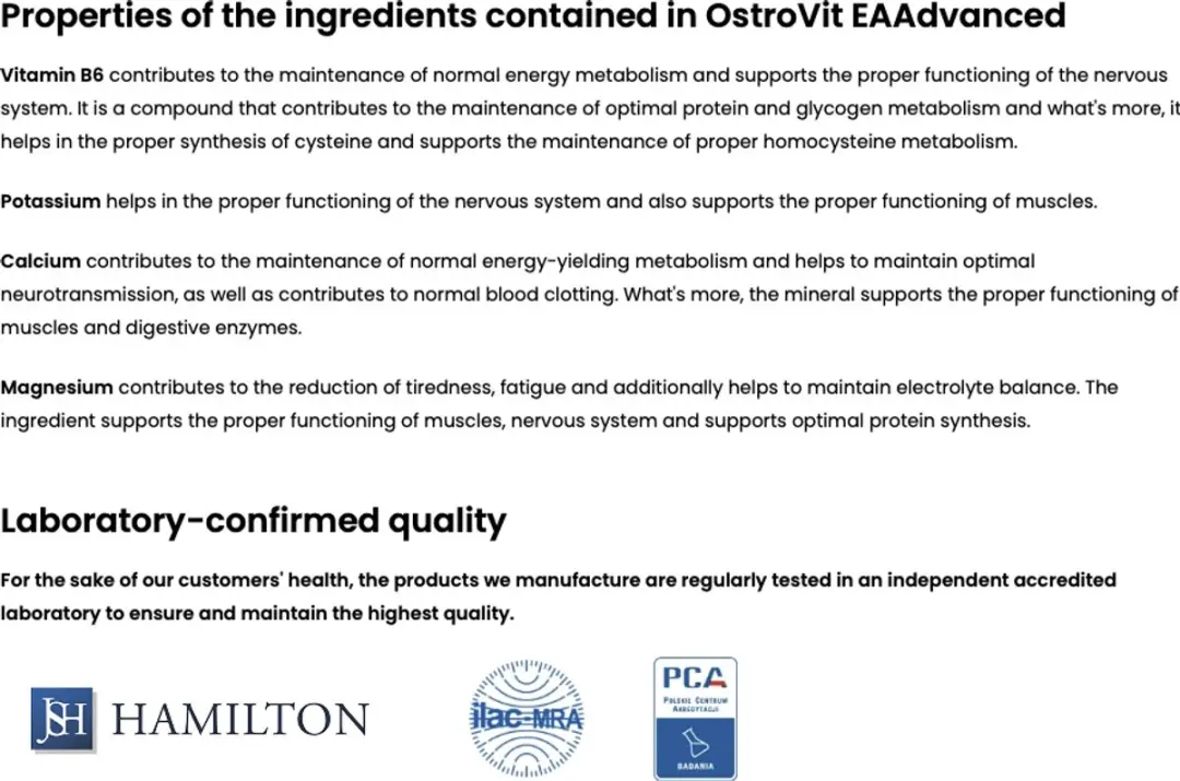 OstroVit EAAdvanced 360g - Kiwi - EAA/BCAA/Elektrolyten
