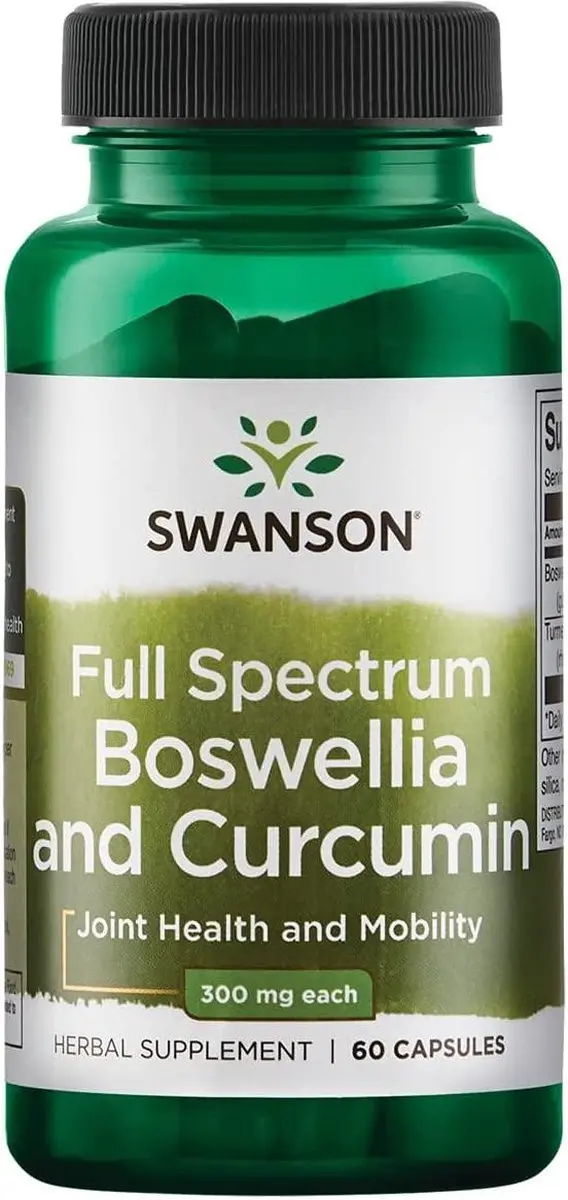 Swanson Boswellia & Kurkuma 60 Capsules