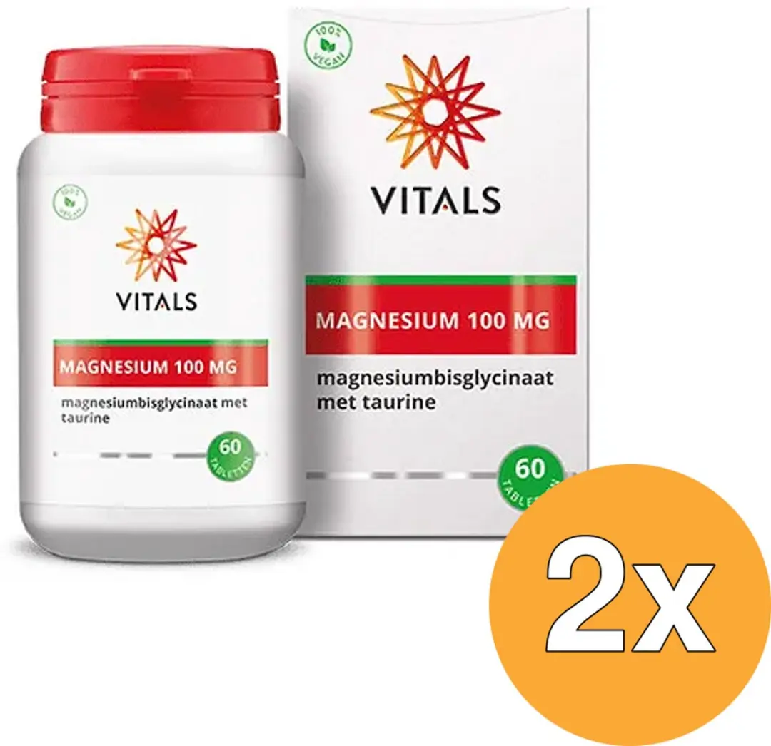Vitals Magnesiumbisglycinaat 100mg