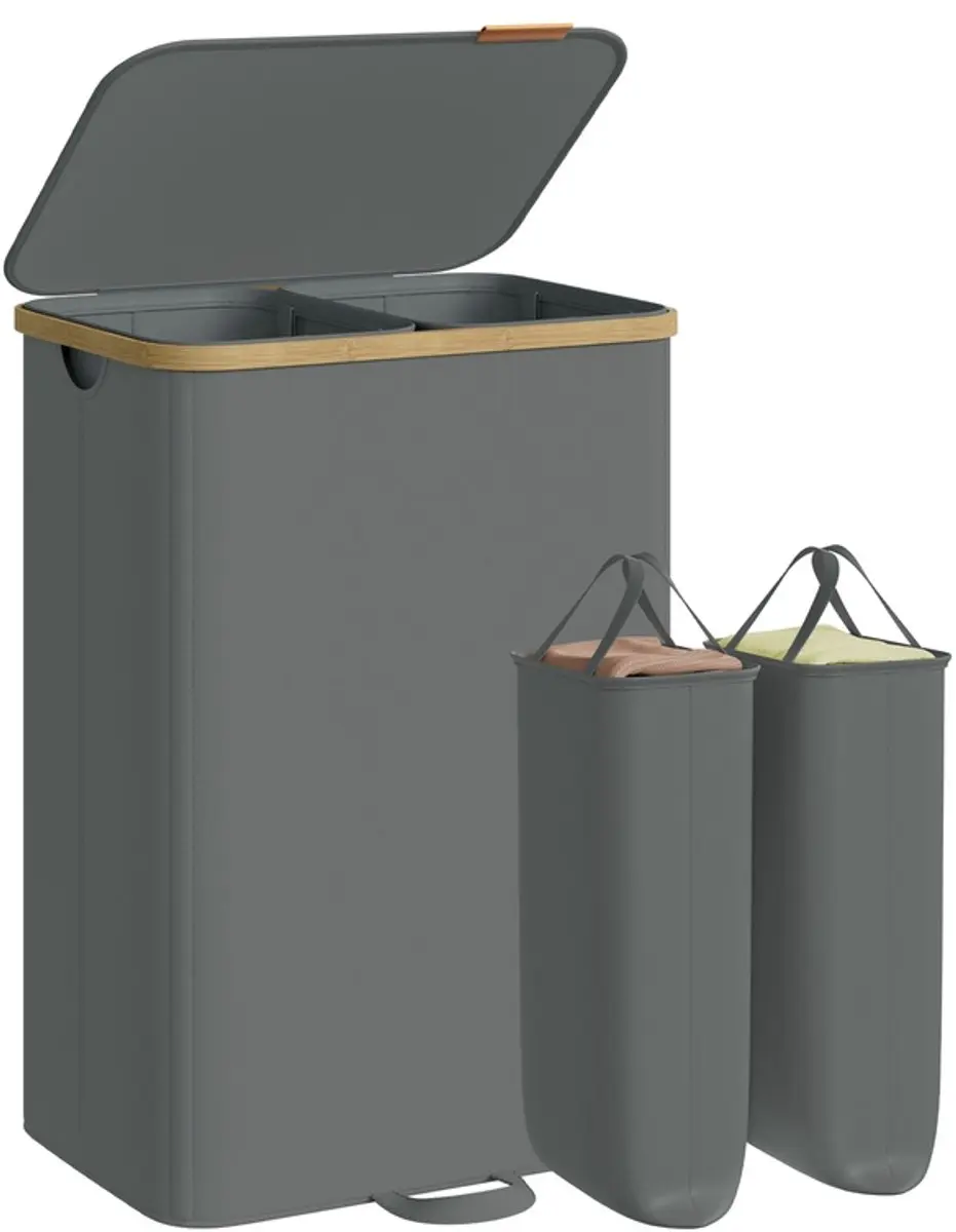 Songmics Wasmand met deksel 150L